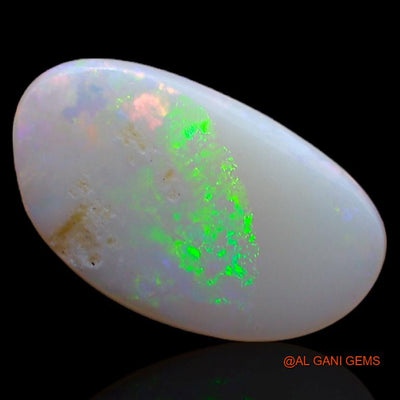 Natural Fire Opal Gemstone 1.85 Cts Loose Fancy Cabochon From Australia 15x8x2 mm A-425
