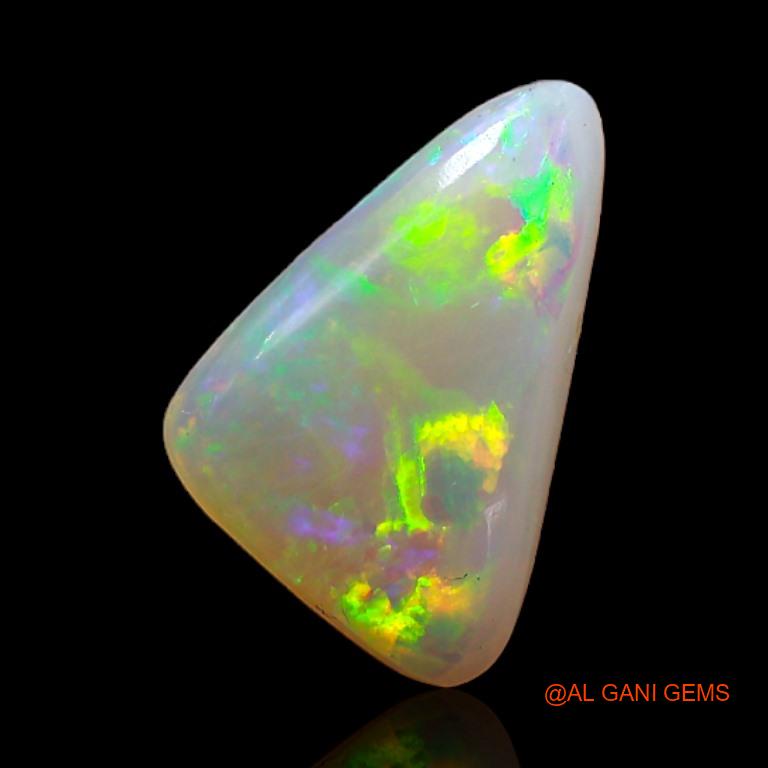 1.60 Cts Natural Australian Fire Opal Trillion Cabochon Loose Gemstone For Jewelry 12x7x2 mm A-427