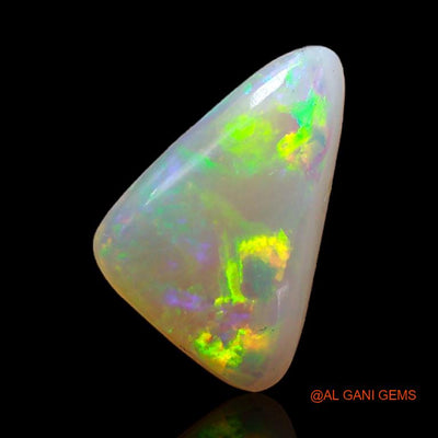 1.60 Cts Natural Australian Fire Opal Trillion Cabochon Loose Gemstone For Jewelry 12x7x2 mm A-427