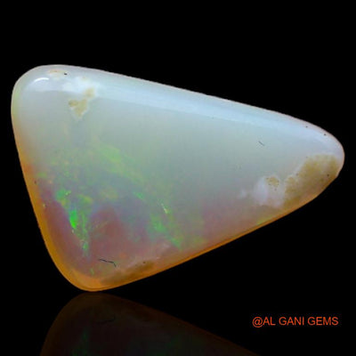 1.60 Cts Natural Australian Fire Opal Trillion Cabochon Loose Gemstone For Jewelry 12x7x2 mm A-427