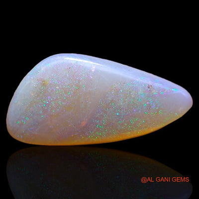 1.95 Cts Unheated Australian Fire Opal Loose Gemstone Fancy Cabochon Natural 15x7x2 mm A-429