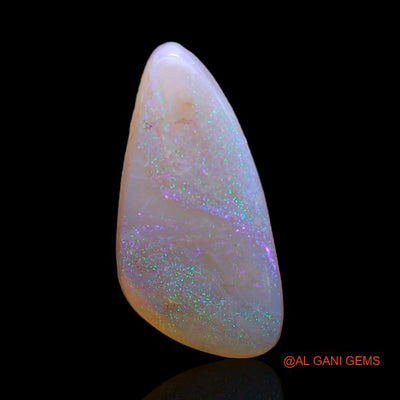 1.95 Cts Unheated Australian Fire Opal Loose Gemstone Fancy Cabochon Natural 15x7x2 mm A-429