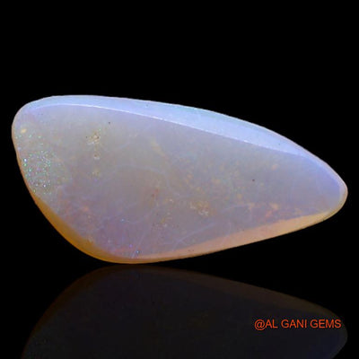 1.95 Cts Unheated Australian Fire Opal Loose Gemstone Fancy Cabochon Natural 15x7x2 mm A-429