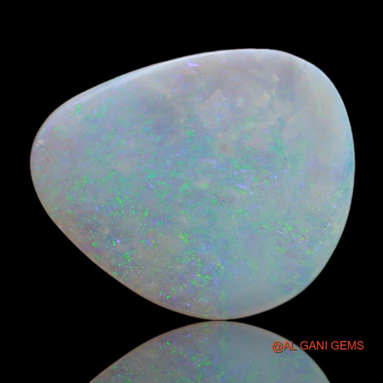 Natural Untreated Fire Opal Loose Gemstone Fancy Cabochon From Australia 5.00 Cts 20x17x2 mm A-42