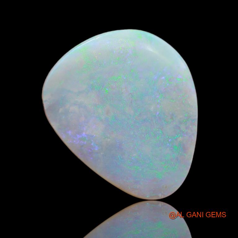 Natural Untreated Fire Opal Loose Gemstone Fancy Cabochon From Australia 5.00 Cts 20x17x2 mm A-42