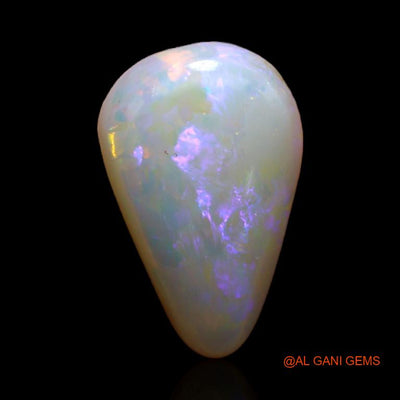 Natural Fire Opal Gemstone 2.15 Cts Loose Pear Cabochon From Australia 13x8x3 mm A-431