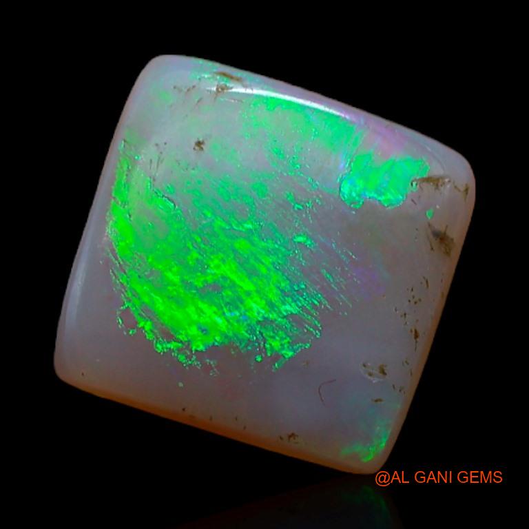 1.75 Cts Natural Australian Fire Opal Loose Gemstone Square Cabochon 8x8x2 mm A-434