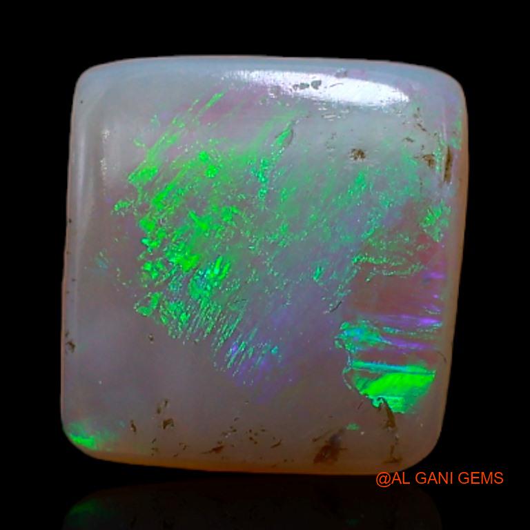 1.75 Cts Natural Australian Fire Opal Loose Gemstone Square Cabochon 8x8x2 mm A-434
