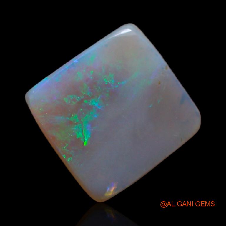1.75 Cts Natural Australian Fire Opal Loose Gemstone Square Cabochon 8x8x2 mm A-434