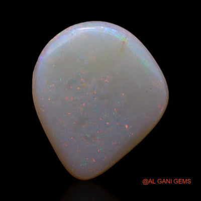 Natural Untreated Fire Opal Loose Gemstone Fancy Cabochon From Australia 2.90 Cts 12x10x3 mm A-436