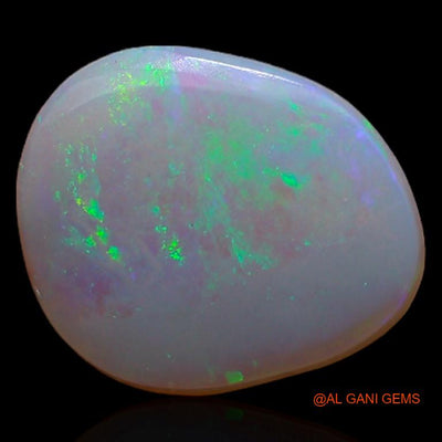 1.25 Cts Unheated Australian Fire Opal Loose Gemstone Fancy Cabochon Natural 11x9x2 mm A-439