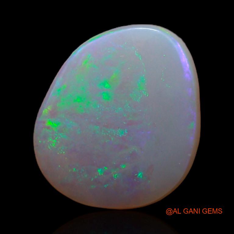 1.25 Cts Unheated Australian Fire Opal Loose Gemstone Fancy Cabochon Natural 11x9x2 mm A-439
