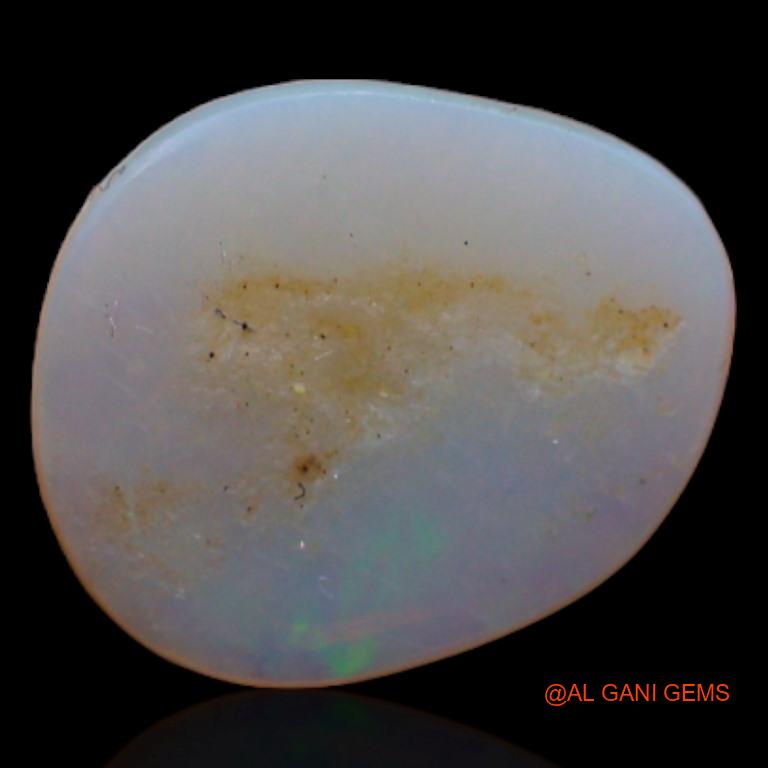 1.25 Cts Unheated Australian Fire Opal Loose Gemstone Fancy Cabochon Natural 11x9x2 mm A-439