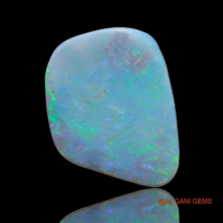 5.00 Cts Unheated Australian Fire Opal Loose Gemstone Fancy Cabochon Natural 17x13x3 mm A-43