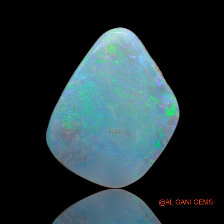 5.00 Cts Unheated Australian Fire Opal Loose Gemstone Fancy Cabochon Natural 17x13x3 mm A-43