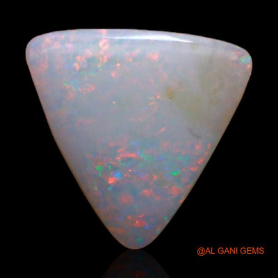Natural Untreated Fire Opal Loose Gemstone Trillion Cabochon From Australia 3.60 Cts 14x13x3 mm A-441