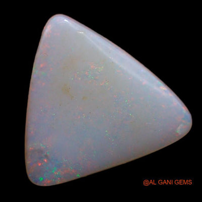 Natural Untreated Fire Opal Loose Gemstone Trillion Cabochon From Australia 3.60 Cts 14x13x3 mm A-441