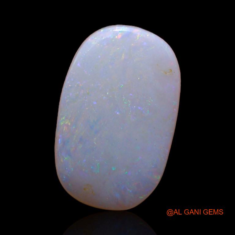 2.95 Cts Natural Australian Fire Opal Loose Gemstone Oval Cabochon 15x9x3 mm A-442