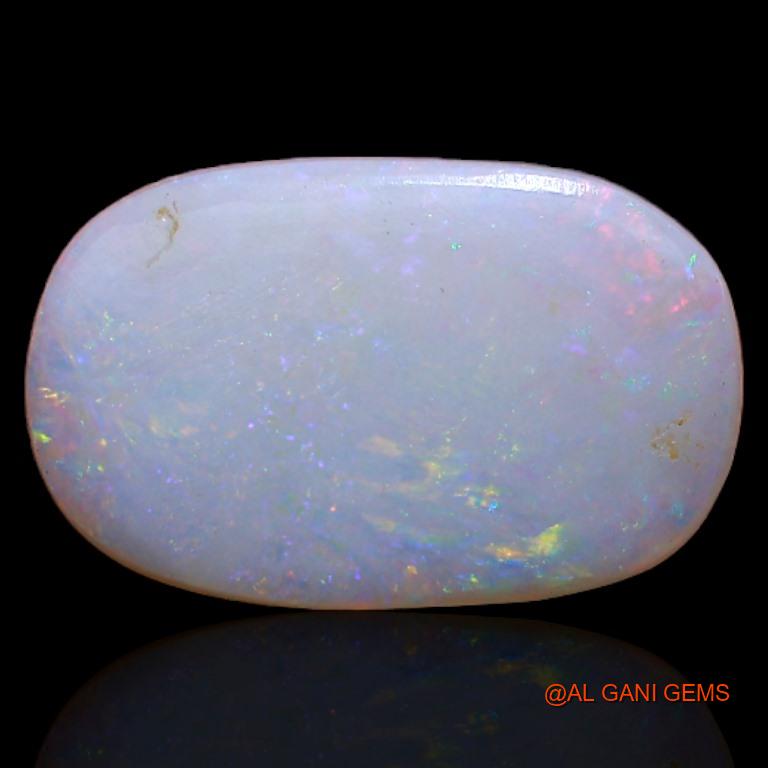 2.95 Cts Natural Australian Fire Opal Loose Gemstone Oval Cabochon 15x9x3 mm A-442