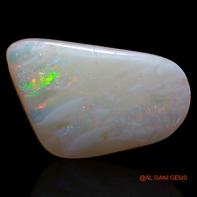 2.50 Cts Natural Australian Fire Opal Fancy Cabochon Loose Gemstone For Jewelry 15x9x2 mm A-443