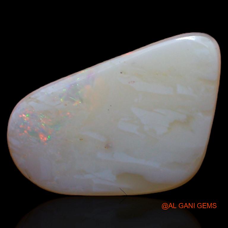 2.50 Cts Natural Australian Fire Opal Fancy Cabochon Loose Gemstone For Jewelry 15x9x2 mm A-443
