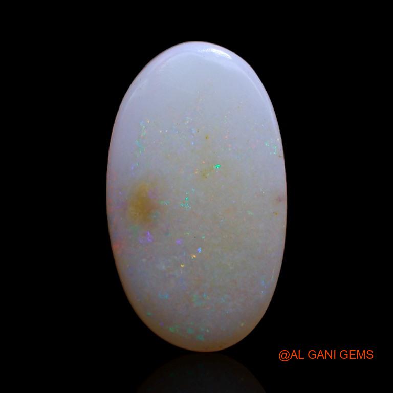 4.36 Cts Natural Australian Fire Opal Loose Gemstone Oval Cabochon 17x10x3 mm A-444