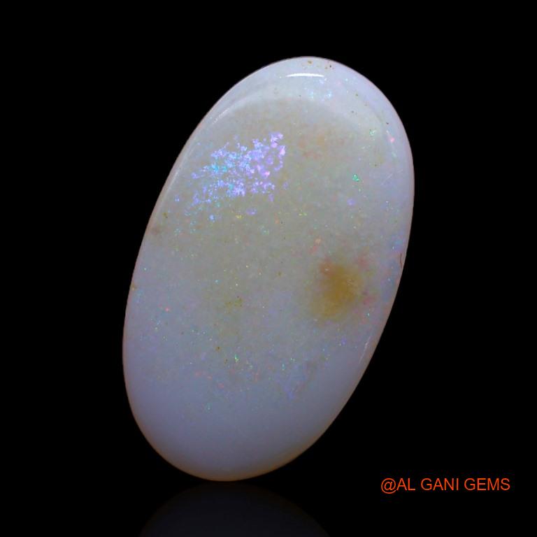 4.36 Cts Natural Australian Fire Opal Loose Gemstone Oval Cabochon 17x10x3 mm A-444