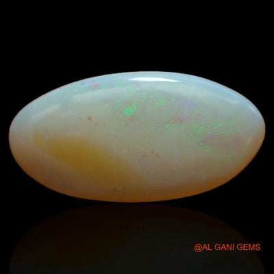 3.20 Cts Unheated Australian Fire Opal Loose Gemstone Fancy Cabochon Natural 17x8x3 mm A-448