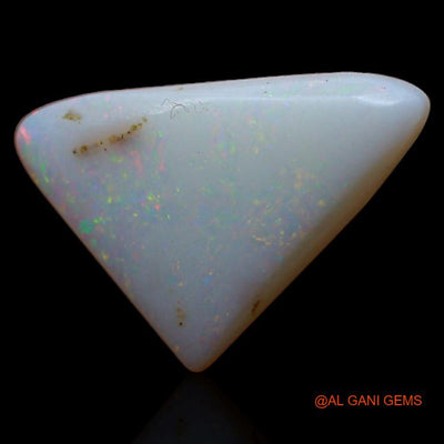Natural Fire Opal Gemstone 3.10 Cts Loose Trillion Cabochon From Australia 15x10x3 mm A-449