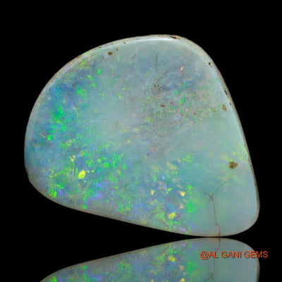 10.00 Cts Unheated Australian Fire Opal Loose Gemstone Fancy Cabochon Natural 19x15x4 mm A-44