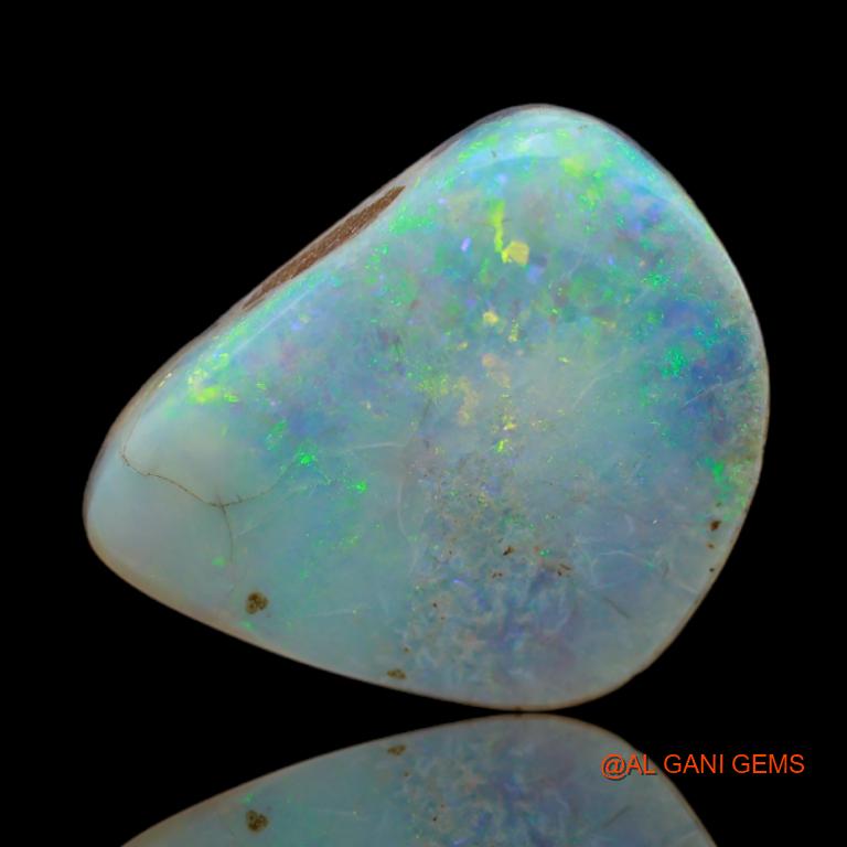 10.00 Cts Unheated Australian Fire Opal Loose Gemstone Fancy Cabochon Natural 19x15x4 mm A-44
