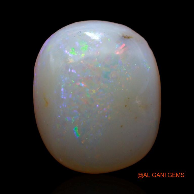 3.60 Cts Unheated Australian Fire Opal Loose Gemstone Oval Cabochon Natural 10x13x3 mm A-450