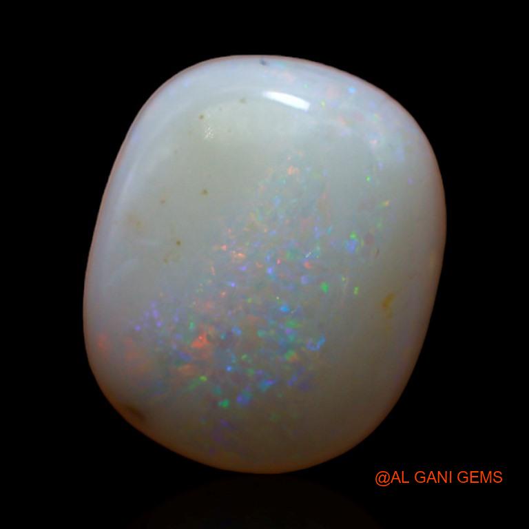 3.60 Cts Unheated Australian Fire Opal Loose Gemstone Oval Cabochon Natural 10x13x3 mm A-450