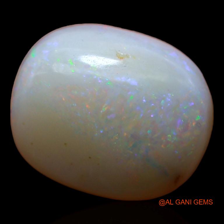 3.60 Cts Unheated Australian Fire Opal Loose Gemstone Oval Cabochon Natural 10x13x3 mm A-450