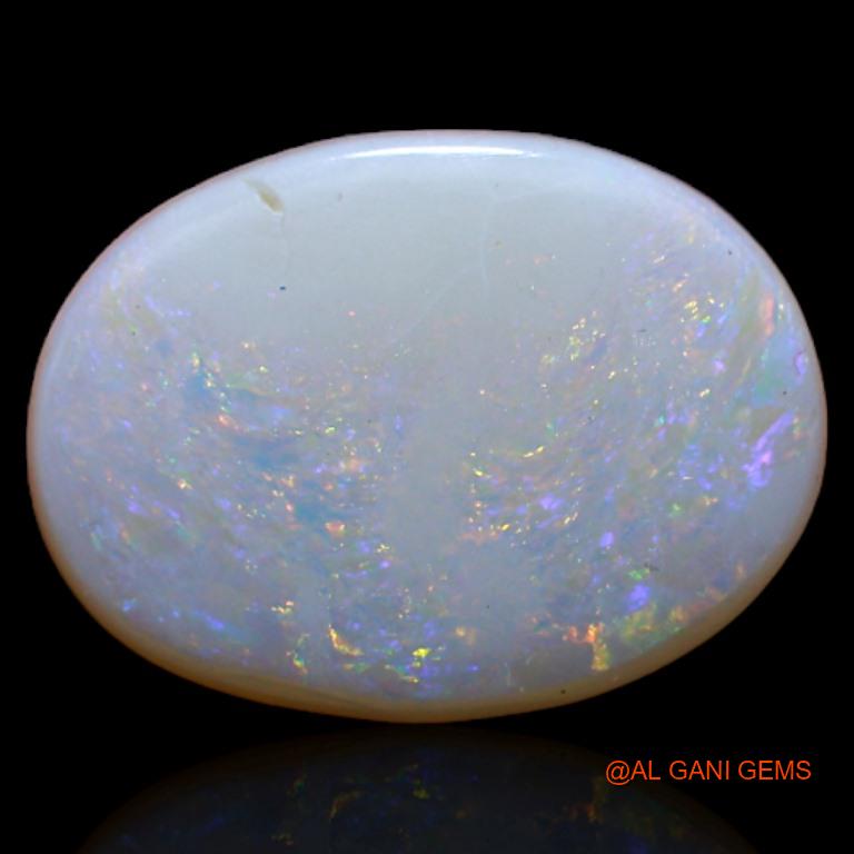 2.55 Cts Natural Australian Fire Opal Loose Gemstone Oval Cabochon 14x10x2 mm A-454