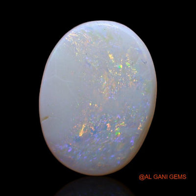 2.55 Cts Natural Australian Fire Opal Loose Gemstone Oval Cabochon 14x10x2 mm A-454