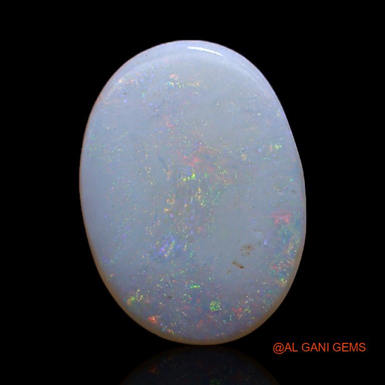 2.55 Cts Natural Australian Fire Opal Loose Gemstone Oval Cabochon 14x10x2 mm A-454