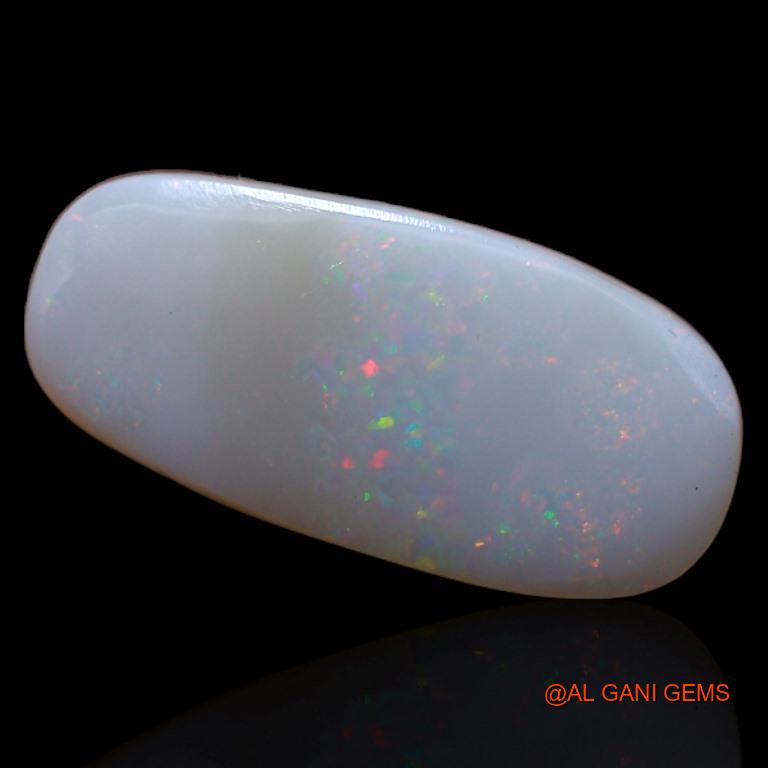 3.60 Cts Unheated Australian Fire Opal Loose Gemstone Oval Cabochon Natural 17x8x3 mm A-455