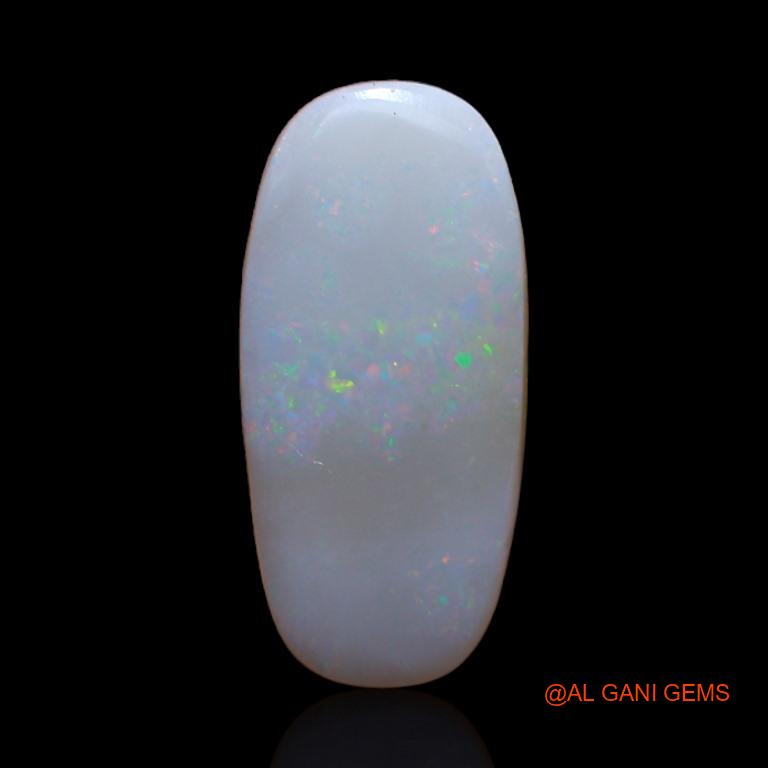 3.60 Cts Unheated Australian Fire Opal Loose Gemstone Oval Cabochon Natural 17x8x3 mm A-455