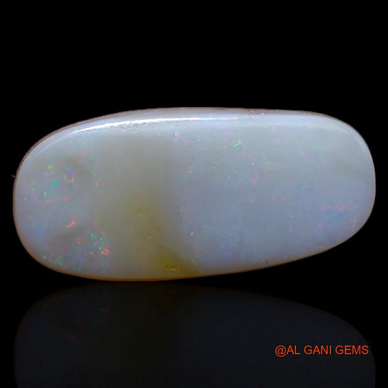 3.60 Cts Unheated Australian Fire Opal Loose Gemstone Oval Cabochon Natural 17x8x3 mm A-455