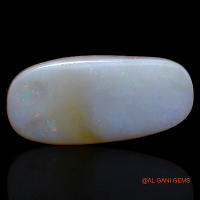 3.60 Cts Unheated Australian Fire Opal Loose Gemstone Oval Cabochon Natural 17x8x3 mm A-455