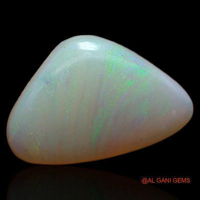 Natural Untreated Fire Opal Loose Gemstone Trillion Cabochon From Australia 2.55 Cts 13x8x3 mm A-456