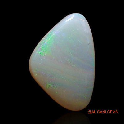 Natural Untreated Fire Opal Loose Gemstone Trillion Cabochon From Australia 2.55 Cts 13x8x3 mm A-456