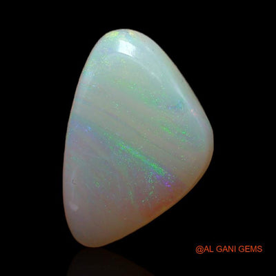 Natural Untreated Fire Opal Loose Gemstone Trillion Cabochon From Australia 2.55 Cts 13x8x3 mm A-456
