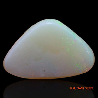 Natural Untreated Fire Opal Loose Gemstone Trillion Cabochon From Australia 2.55 Cts 13x8x3 mm A-456