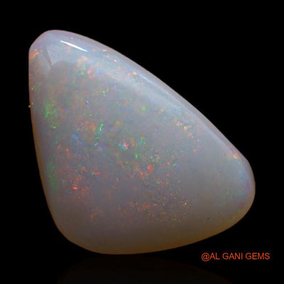 3.70 Cts Natural Australian Fire Opal Loose Gemstone Trillion Cabochon 15x10x4 mm A-460