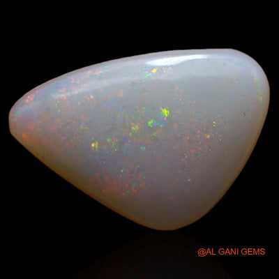 3.70 Cts Natural Australian Fire Opal Loose Gemstone Trillion Cabochon 15x10x4 mm A-460