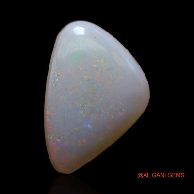 3.70 Cts Natural Australian Fire Opal Loose Gemstone Trillion Cabochon 15x10x4 mm A-460