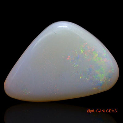 3.70 Cts Natural Australian Fire Opal Loose Gemstone Trillion Cabochon 15x10x4 mm A-460