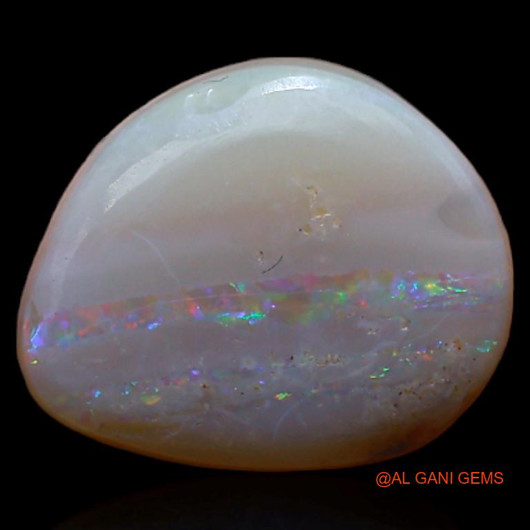 2.85 Cts Natural Australian Fire Opal Loose Gemstone Fancy Cabochon 11x9x3 mm A-461